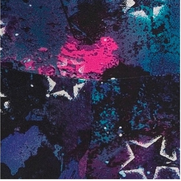 Nwt Nobo star tie dye Sueded Ankle Legging Jr’s Women high rise new pant - Picture 5 of 9